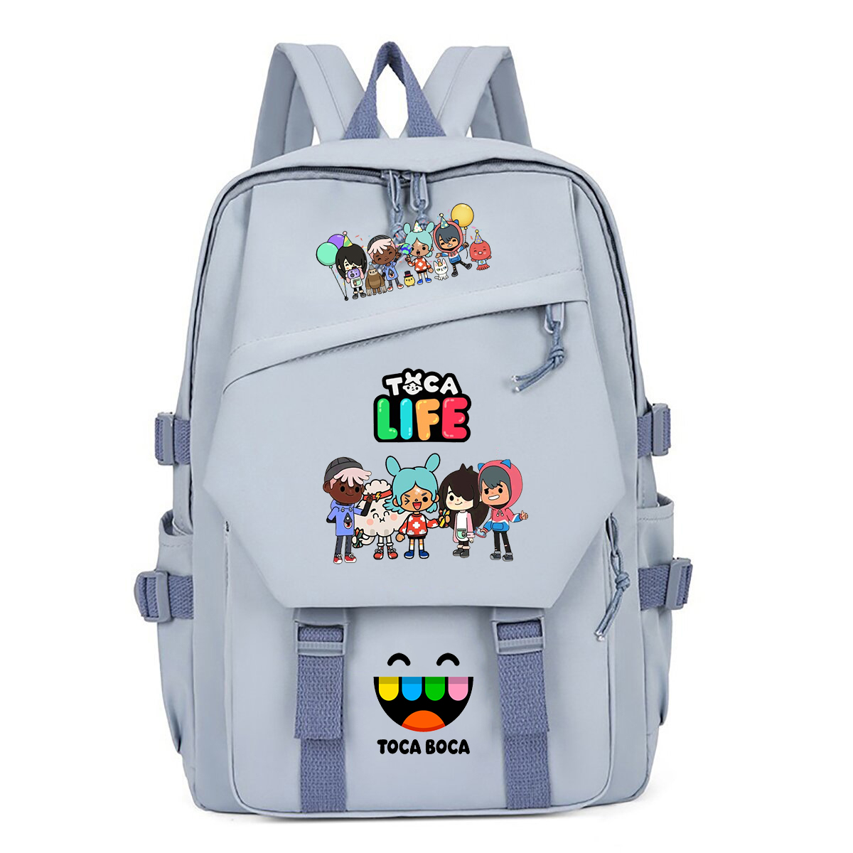 Korean Student Lifestyle - Toca Life World 프린트 배낭 어린이