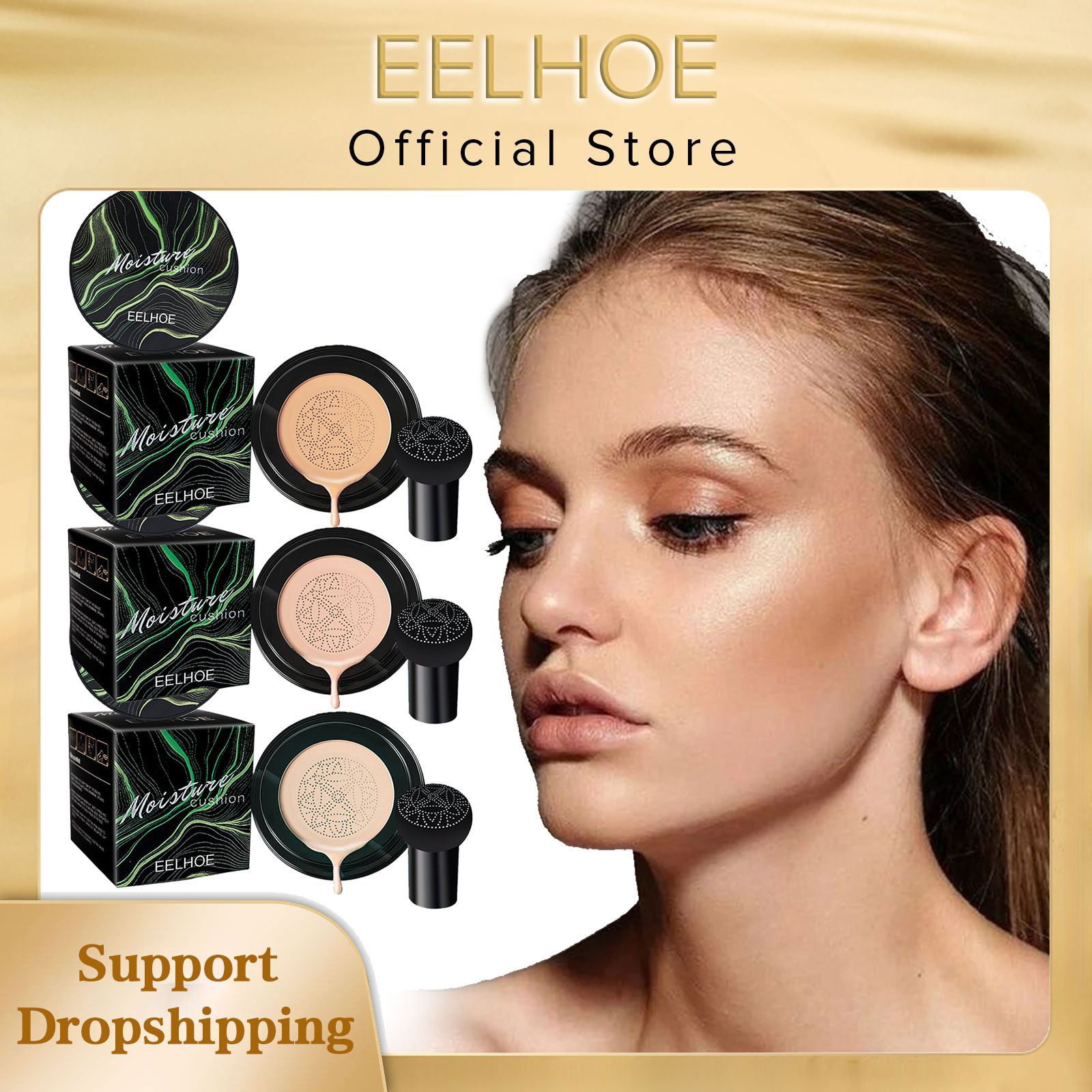 EELHOE 버섯 에어 쿠션 CC 크림, 버섯 머리 방 - Bb Cushion Korean 리뷰 및 가격