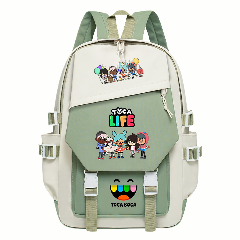 Toca Life World 프린트 배낭 어린이 학교  - Korean Student Lifestyle 리뷰 및 가격