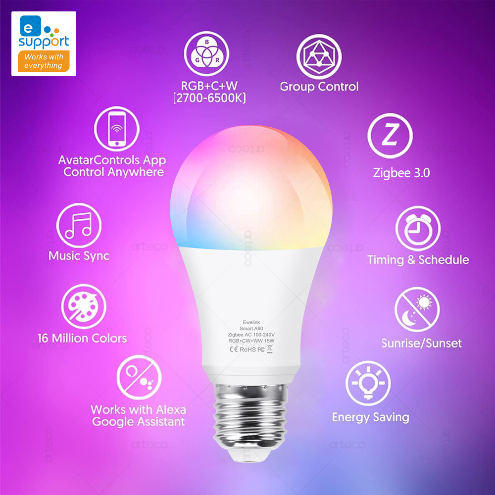 15W 18W E27 Zigbee 스마트 전구 RGB  - Philips Bulb Hue 리뷰 및 가격